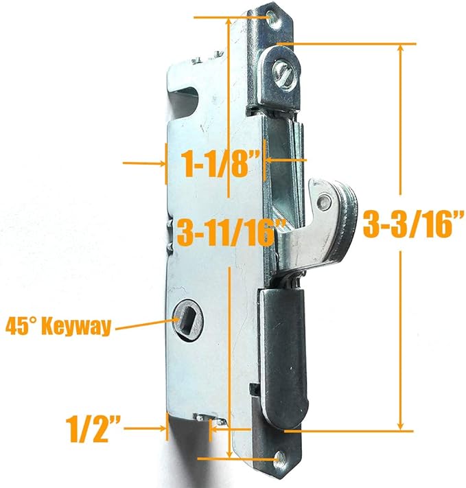 Patio Sliding Glass Door Handle Set - Image 3