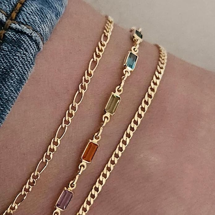 Anklets for Women 14K Gold Silver Plated Ankle Bracelets Trendy Waterproof Boho Anklets Set Adjustable Dainty Cute Diamond Beaded Heart Non Tarnish Summer Beach Jewelry Gift
