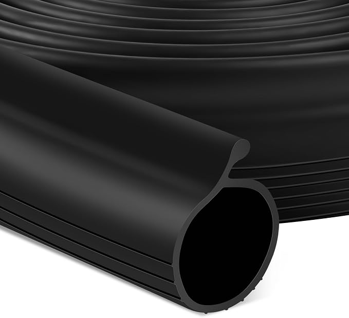 8.2FT Garage Door Bottom Seal Rubber 0.19" P Bulb Bottom Garage Weather by MYFAMIREA