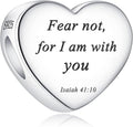 Bible Family Mom Wife Love Heart Dangle Charm 925 Sterling Silver Charms fits Bracelets and Necklace Pendant Bead Charms Jewelry Present for Women Family Friends