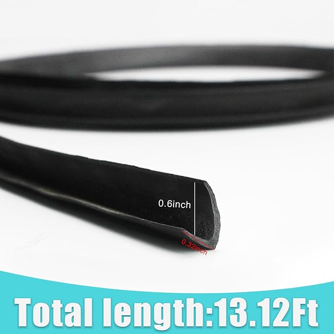 Pincuttee 4M/13.1FT Car Window Seal Strip, Car Window Weather Stripping Seal - Image 2