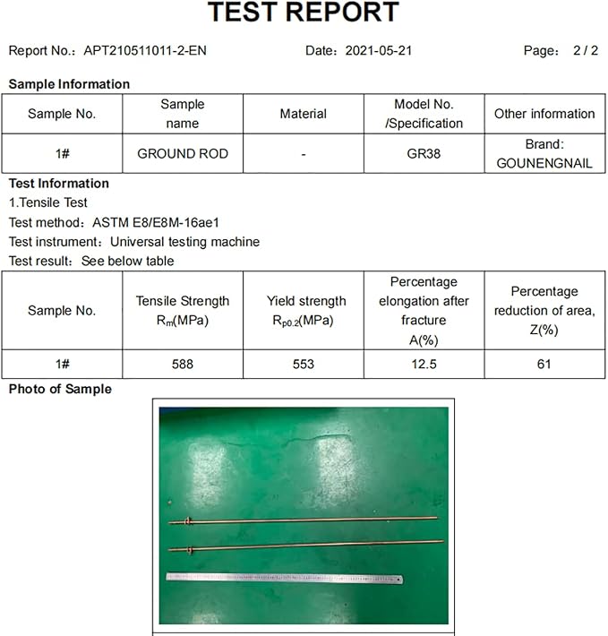 2 Pack 4' Ground Rod - Image 6