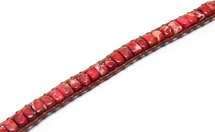 ZOSOJONA 7 Chakra Bracelet Bohemian Handmade Leather Wrap Healing Protection Natural Stone Yoga Beaded Bracelets Boho Friendship Jewelry