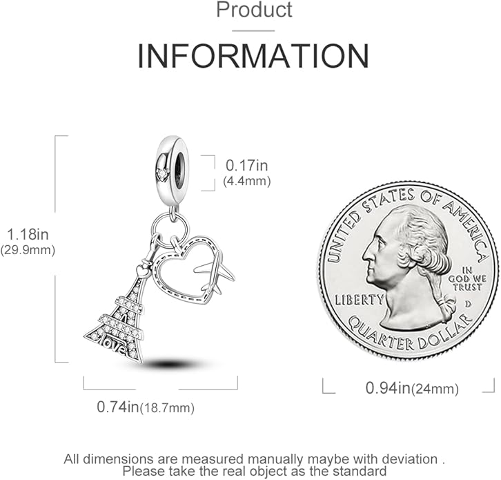 NARMO S925 Sterling Silver Charms Hamsa Charm for Pandora Bracelets Cross Charms for Bracelets Perfume High Heels Dangle Charms Silver Charms for Women