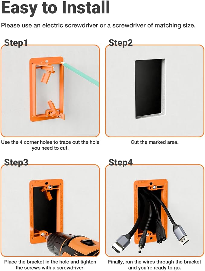 12 Pcs Low Voltage Mounting Bracket - Image 4