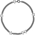 Sacina Gothic Punk Star Necklace, Star Choker, Emo Punk Grunge Y2k Necklace, Y2k Jewelry, Christmas Jewelry Gift For Women