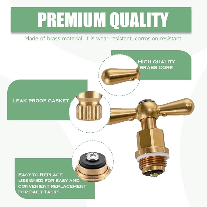 Xspeedonline PK1100 Brass Globe Valve Stem and Bonnet Kit - Image 4
