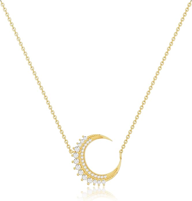 CHESKY Layered Necklaces for Women Trendy, Dainty 14k Gold Plated Pendant Necklace Layering Necklace for Women Non Tarnish Hypoallergenic Sun Gold Necklace Stack Gold Jewelry for Women Gifts