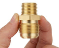 2 PCS Brass Gas Adapter 3/4" Flare x 1/2 Inch NPT Male Pipe Connector | Couples by LitOrange