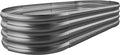 Land Guard 8×4×1 ft Galvanized Raised Garden Bed Kit，Raised Garden Boxes Outdoor by LandGuard