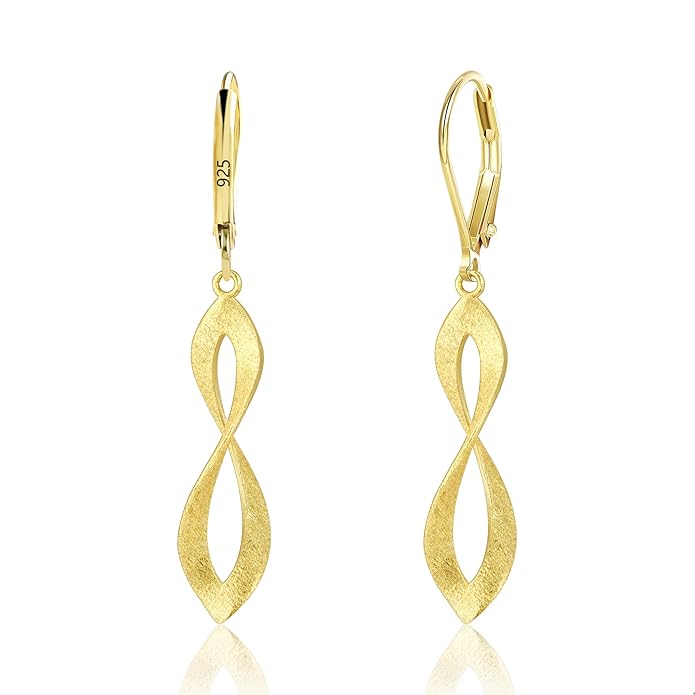 925 Sterling Silver Teardrop Dangle Earrings for Women Leverback Drop Dangle Earrings Jewelry Hypoallergenic Sterling Silver Teardrop Earring for Women Gifts