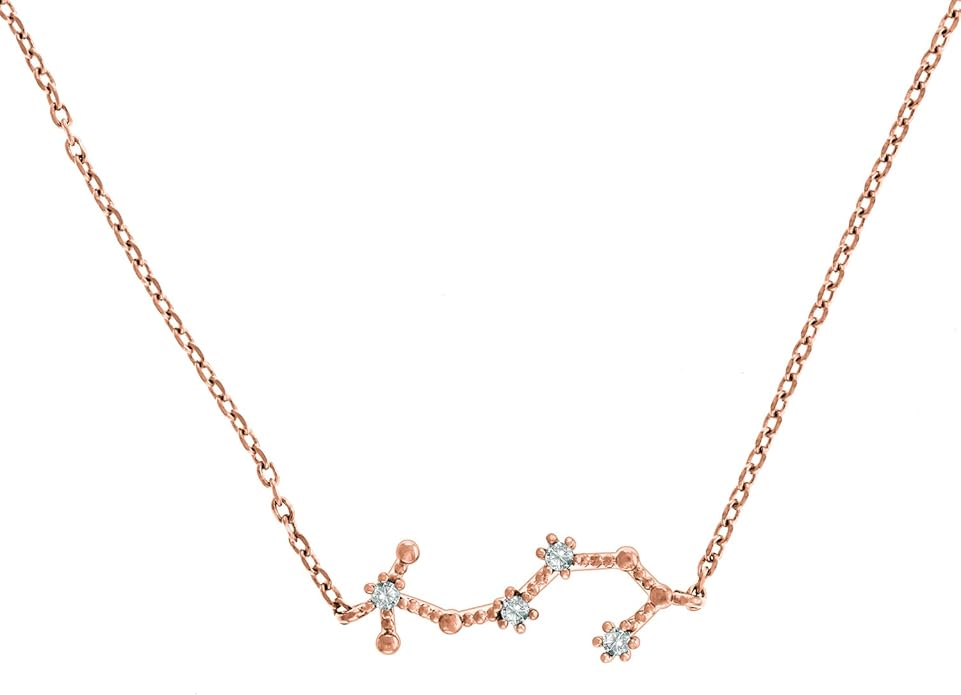 PAVOI 14K Gold Plated Astrology Constellation Horoscope Zodiac Necklace 16-18"
