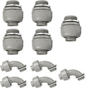 Conduit Connectors, 1 Inch Liquid Tight Connector NPT Non-Metallic by HDHAODA