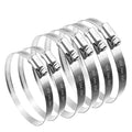 6PCS 304 Stainless Steel Hose Clamp, Adjustable 7.64"-8.5"/194-216mm and by maierke