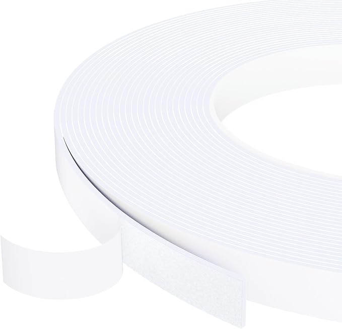 1/2 Inch Wide 1/17 Inch Thick White Window Sealing Tape, Weather Stripping Door by Unknown