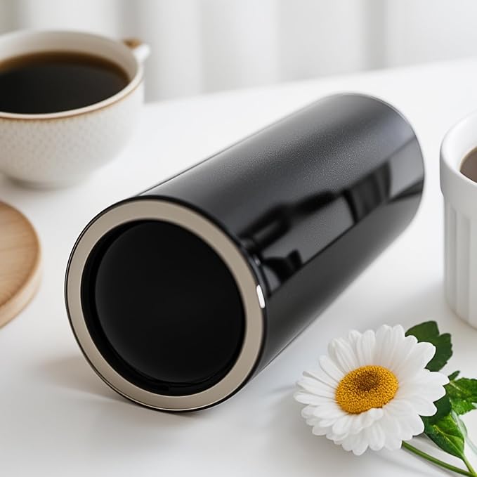 Modern Black Ceramic Vase Set of 10 - Image 3