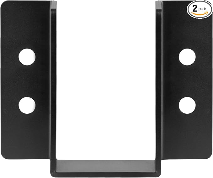 2 PCS 4x8 Face Mount Joist Hanger, Heavy Duty Wall Bracket | 8 Gauge by eoere