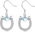 Western Earrings for Women 925 Sterling Silver Turquoise Western Country Dangle Drop Earrings Country Jewelry Gifts for Cowgirl Cowboy