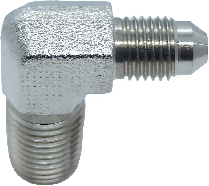 RFS Stainless Steel JIC Flared Tube Fitting, 90 Degree Elbow, 3/4" JIC Male x - Image 5