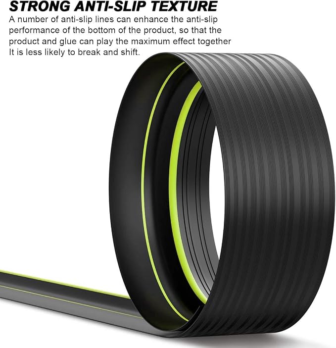 Jin&Bao Universal Garage Door Threshold Seal Strip, Bottom Weather Stripping - Image 3