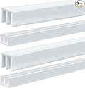 2 Set Metal Sliding Door Track Set, 4FT Metal Upper & Lower Tracks by Landical