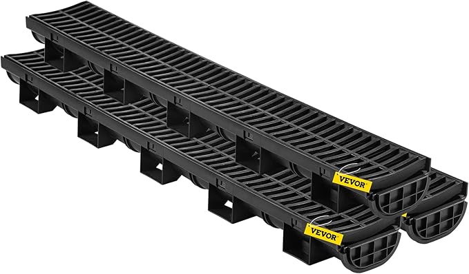 VEVOR Trench Drain System 5 Pack, Channel Drain by VEVOR