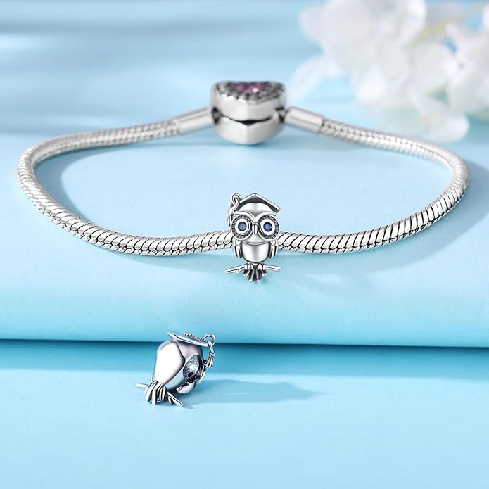 Cute Panda Animal 925 Sterling Silver Charms for Bracelets and Necklace Dangle Pendants Butterfly Elephant Dog Bead Jewelry Present for Women Family Friends