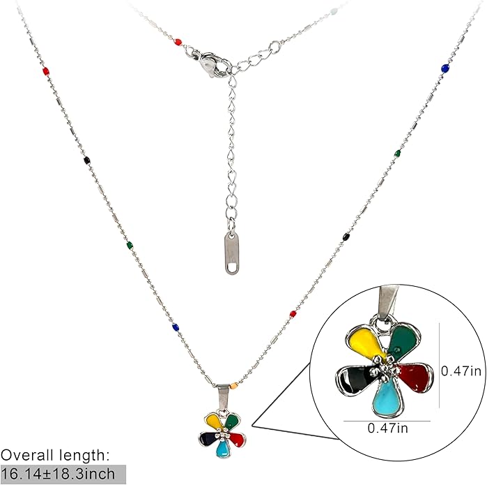 Snake Butterfly Necklace for Women Y2k Irregular Round Bead Pendant Women's Jewelry