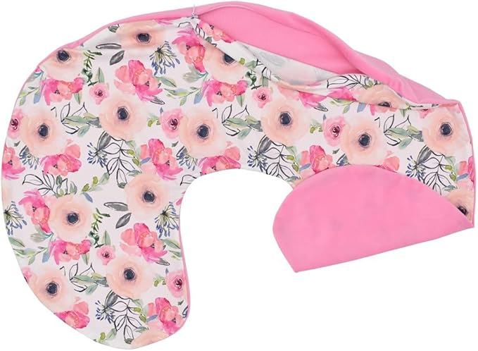 Boyoung Stretchy Nursing Pillow Covers Ultra Soft Slipcovers for Breastfeeding for Baby Girls Boys, Feeding Pillow Cover Fits Standard Infant Support Pillows Positioners Nursing Pillow Case