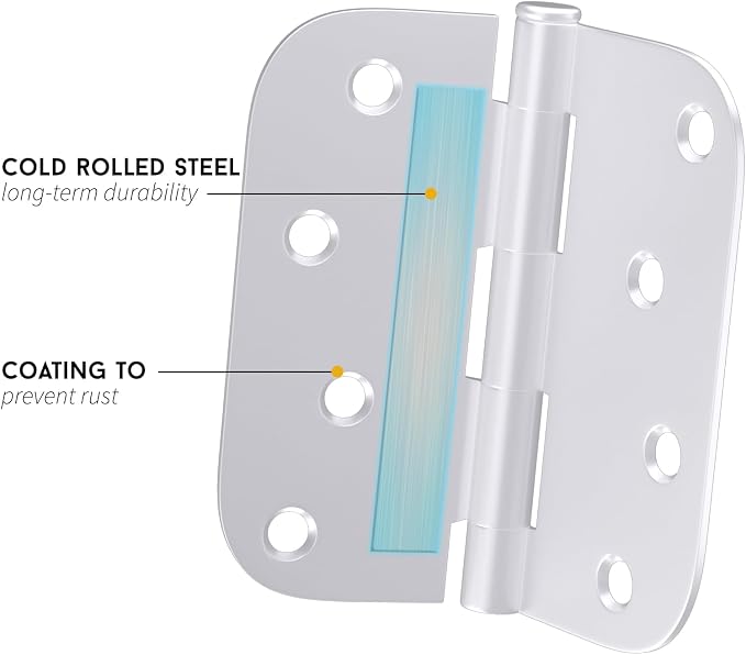 goldenwarm 24 Pack 4 inch Door Hinges, Heavy Duty Interior & Exterior Door - Image 3