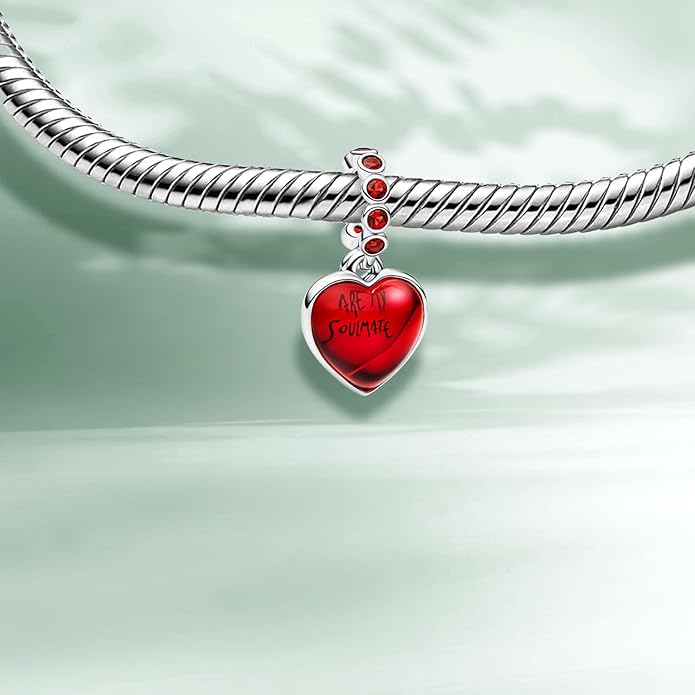 Family Mom Heart Charms 925 Sterling Silver Bead for Bracelets and Necklaces For Women Jewelry Present