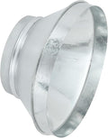 PATIKIL 16 Inch to 10 Inch Duct Reducer, Galvanized Steel Round Air Duct by PATIKIL