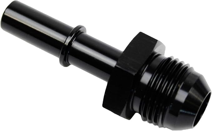 6AN Flare to 3/8 SAE Quick-Disconnect Male Push-On EFI Fuel Hose Line Fitting by Unknown