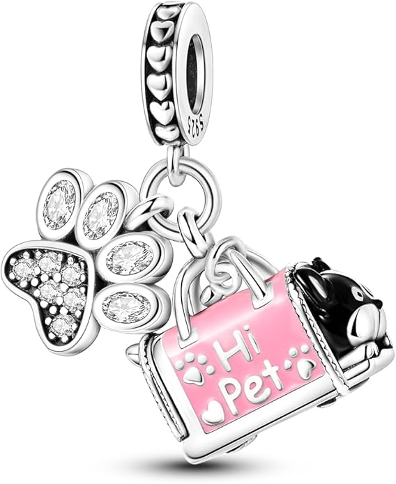 MULA 925 Sterling Silver Charms for Bracelets and Necklaces Family Letters Dangle Pendants Airplane Travel Beads Family Tree Jewelry Charms for Women