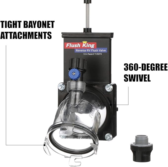 Valterra Flush King™ 45 Degree Reverse Flush Valve Attachment - Image 5