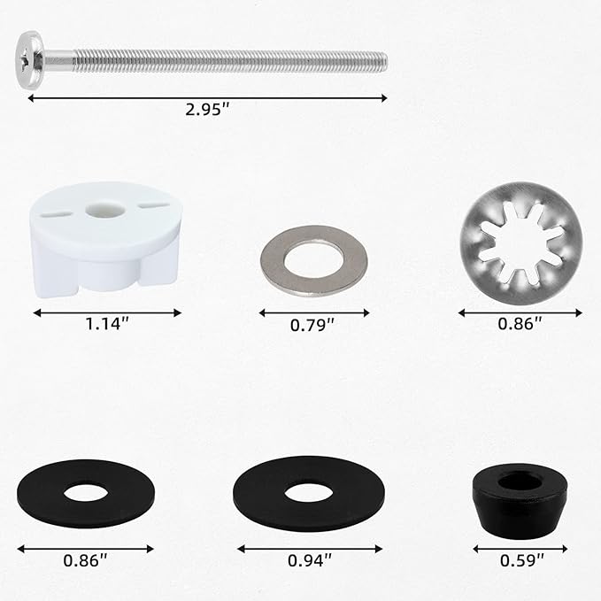 Universal Toilet Seat Bolts Kit - Image 4