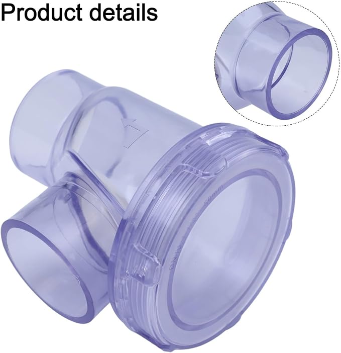 PVC Sewer Check Valve 50Mm For Drain Pipe Backflow Prevention, Backwater Valve - Image 5