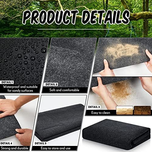Outdoor Shed Floor Mat 2 x 5 ft, Waterproof Non Slip Rug - Image 4