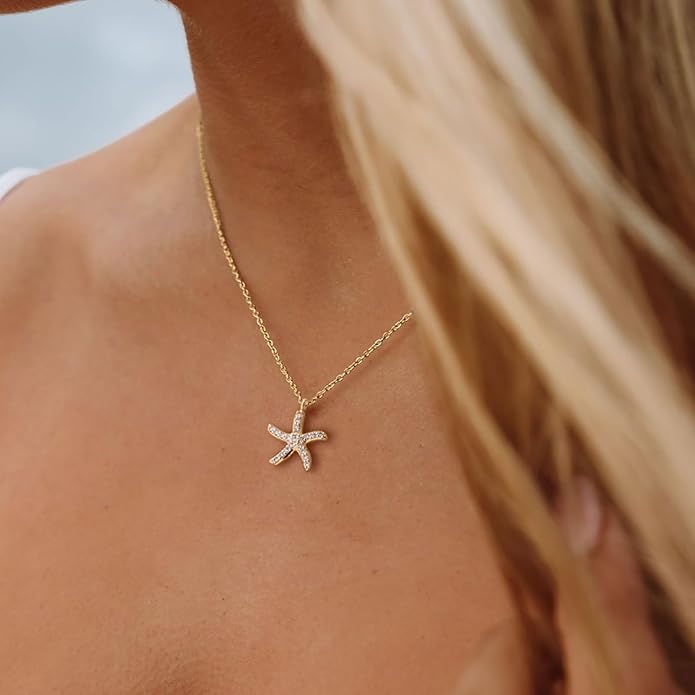 14K Gold Plated Dainty Pendant Butterfly Bead Boot Bee Baseball Flower Compass Airplane Heart Hummingbird Tree Necklace Simple Jewelry Gift for Women