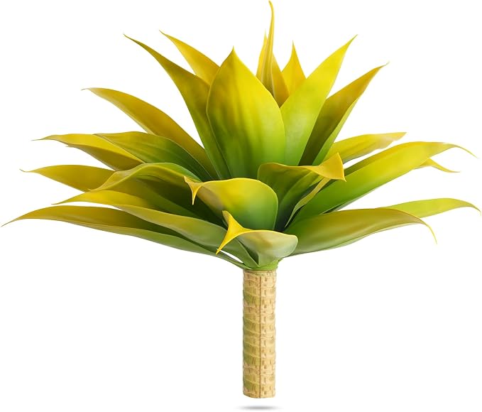 Velener Artificial Agave Fake Plants, Unpotted Faux Agave Plant by Velener