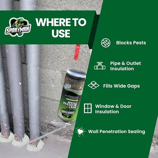 Pestblokc Foam Sealant Seals & Insulates Cracks, Gaps & Joints - Image 2