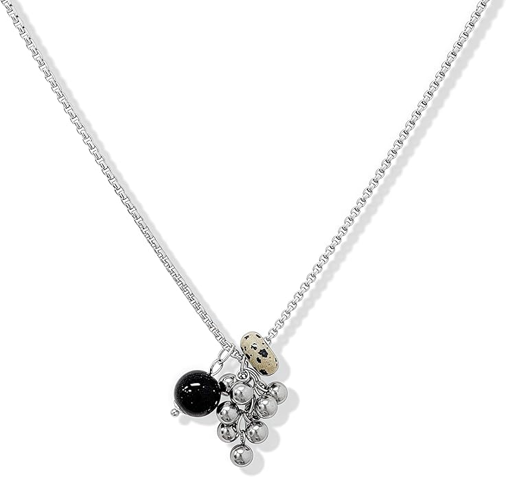 Snake Butterfly Necklace for Women Y2k Irregular Round Bead Pendant Women's Jewelry