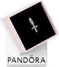 PANDORA Sparkling Cross Dangle - Compatible ME/Moments - Sterling Silver Charm with Cubic Zirconia - Gift with Gift Box