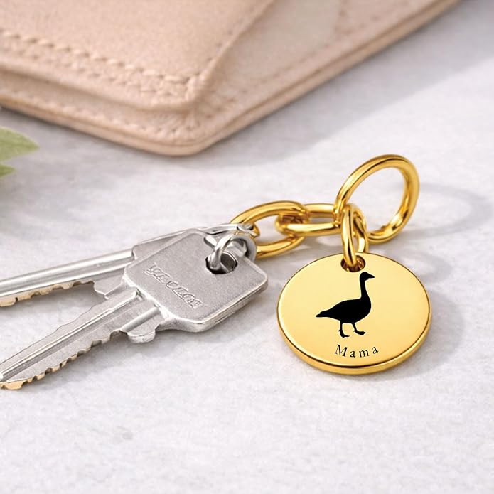 SM Design Mama Animal Charm Set – Set of 4 Stainless Steel Charms – Motherhood & Family Keepsake Jewelry Charmss