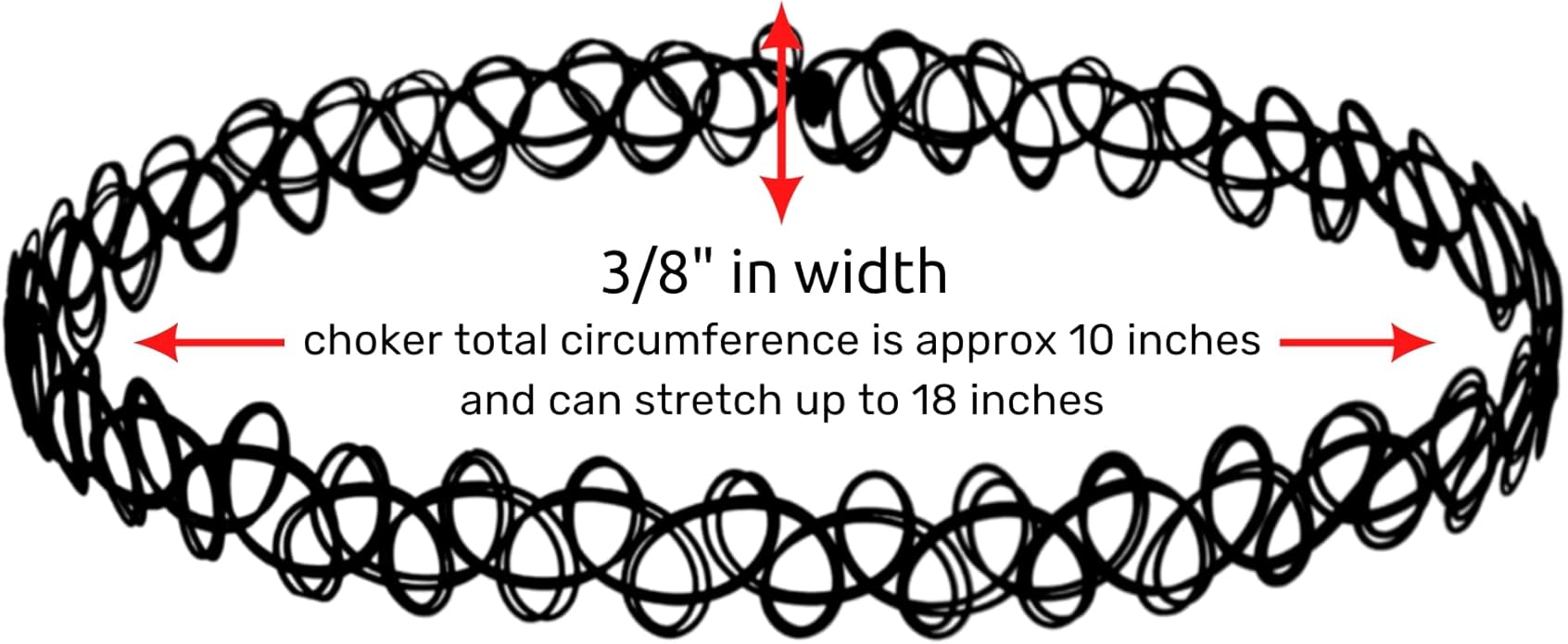 BodyJ4You 2PC Tattoo Choker Necklace - 90s Choker Necklace Women - 2000s Y2K Black Chokers Rainbow Choker - Butterfly Ying Yang Unicorn Rainbow Charms - Stretchy Elastic Necklace