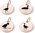 SM Design Mama Animal Charm Set – Set of 4 Stainless Steel Charms – Motherhood & Family Keepsake Jewelry Charmss