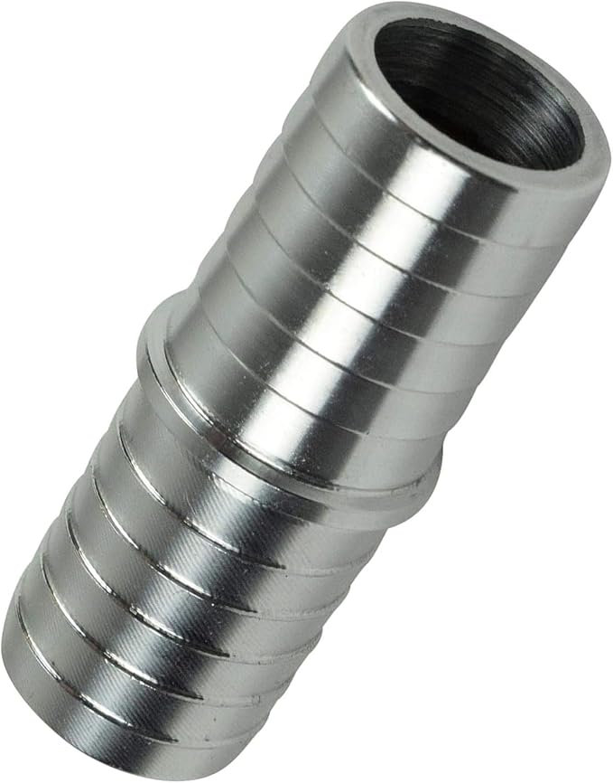 ICT Billet 3/4" to 3/4" Inch Hose Barb Splice Coupler Repair Fitting Adapter - Image 3
