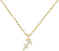 PAVOI 14K Gold Plated Cubic Zirconia Astrology Necklaces for Women - Zodiac Pendant Jewelry Gifts - Zodiac Sign Pendant Necklaces