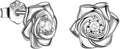 925 Sterling Silver Rose Flower Ring - Adjustable, Elegant Promise Ring for Women & Girls - Perfect for Birthday & Wedding Gifts