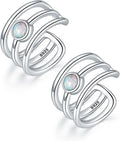 CHIC & ARTSY 925 Sterling Silver Ear Cuffs for Women, Non Piercing Clip On Cartilage Cuffs, Adjustable Fake Conch & Helix Earrings, Gold Plated & Oxidized Various Styles